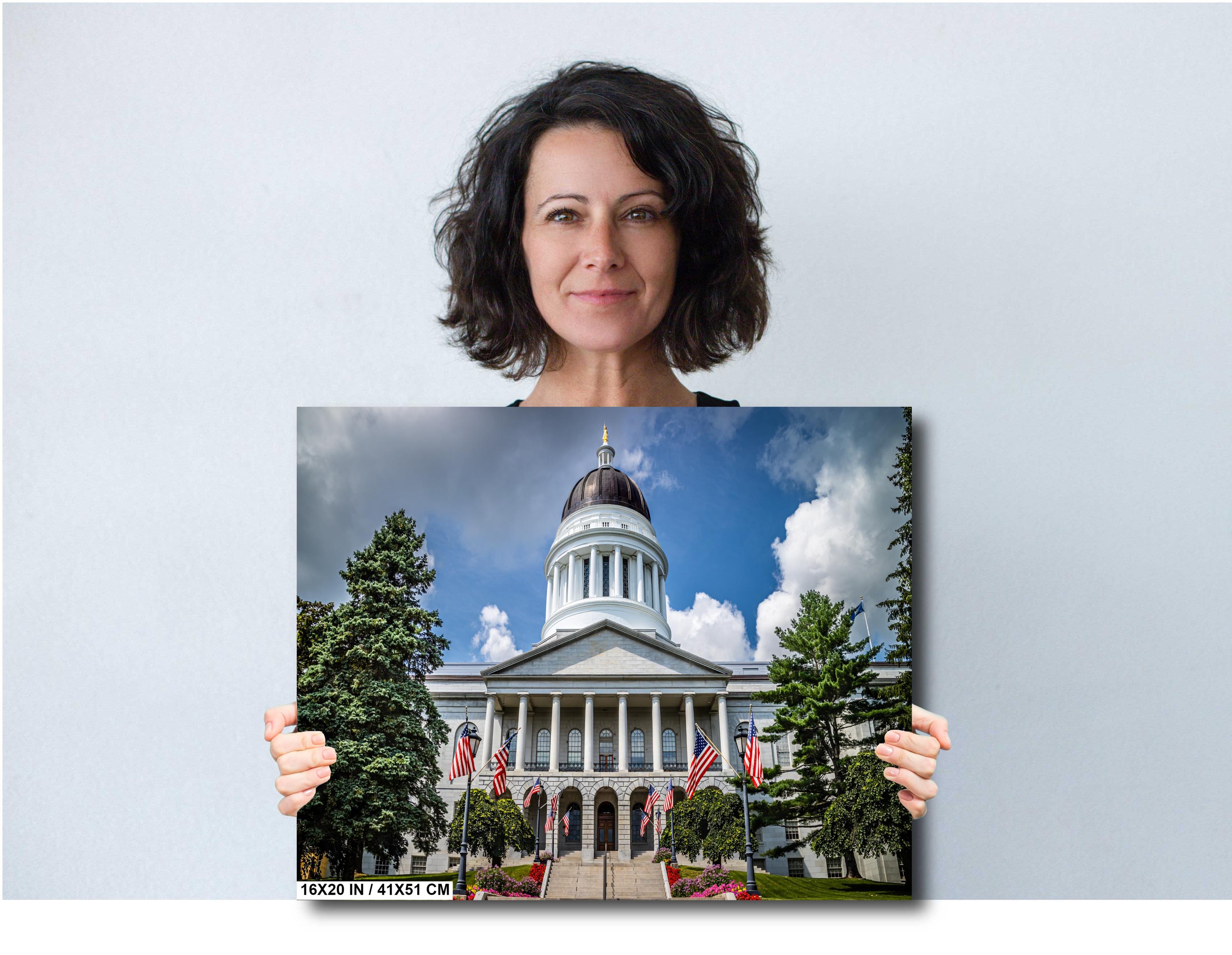 Maine State House Print: Augusta Capitol Building Fine Art Photography