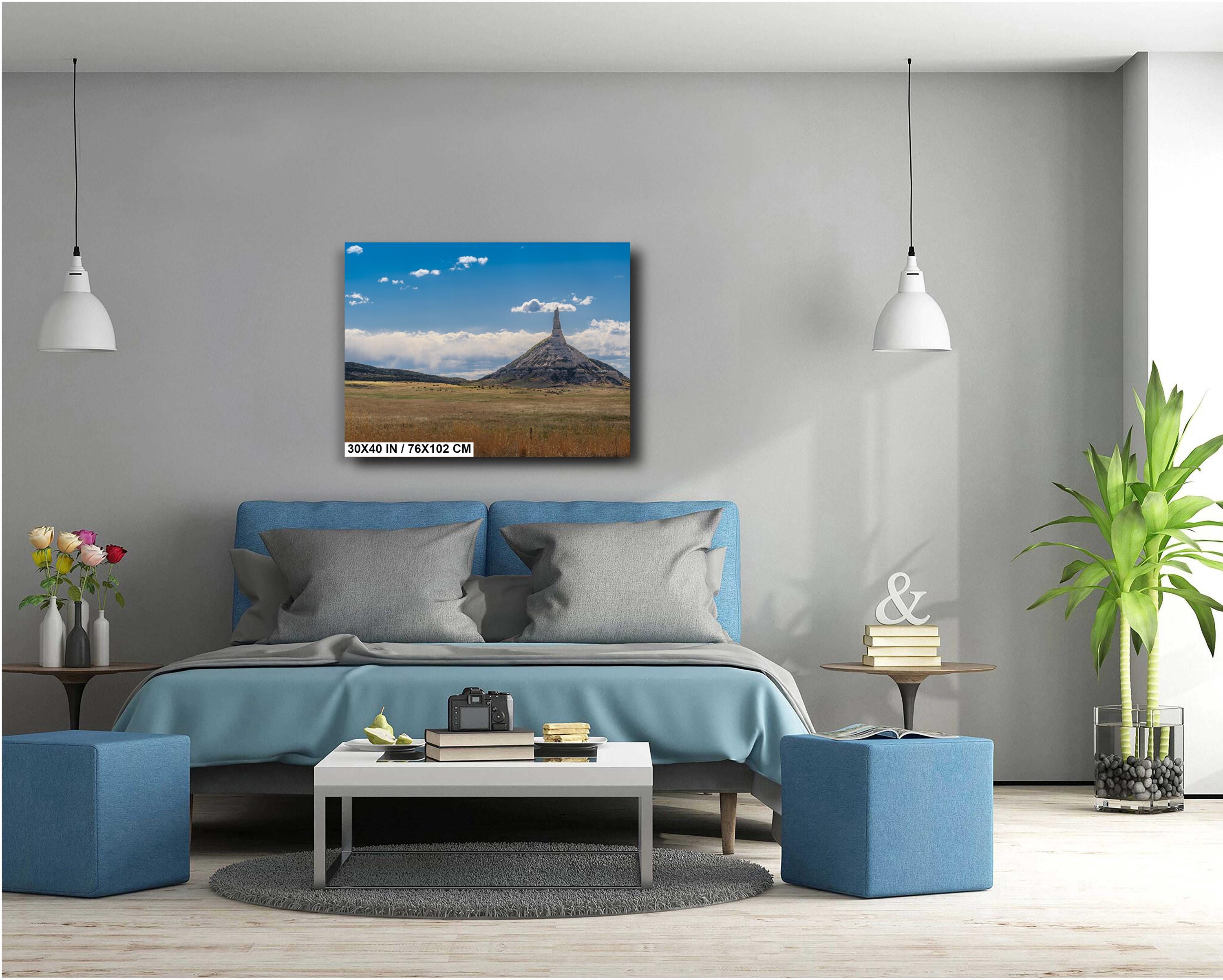 Chimney Rock Nebraska: National Monument Photography Wall Art