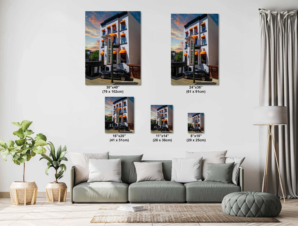 Chicago Chop House: Classic Steakhouse Architecture Photography Wall Art