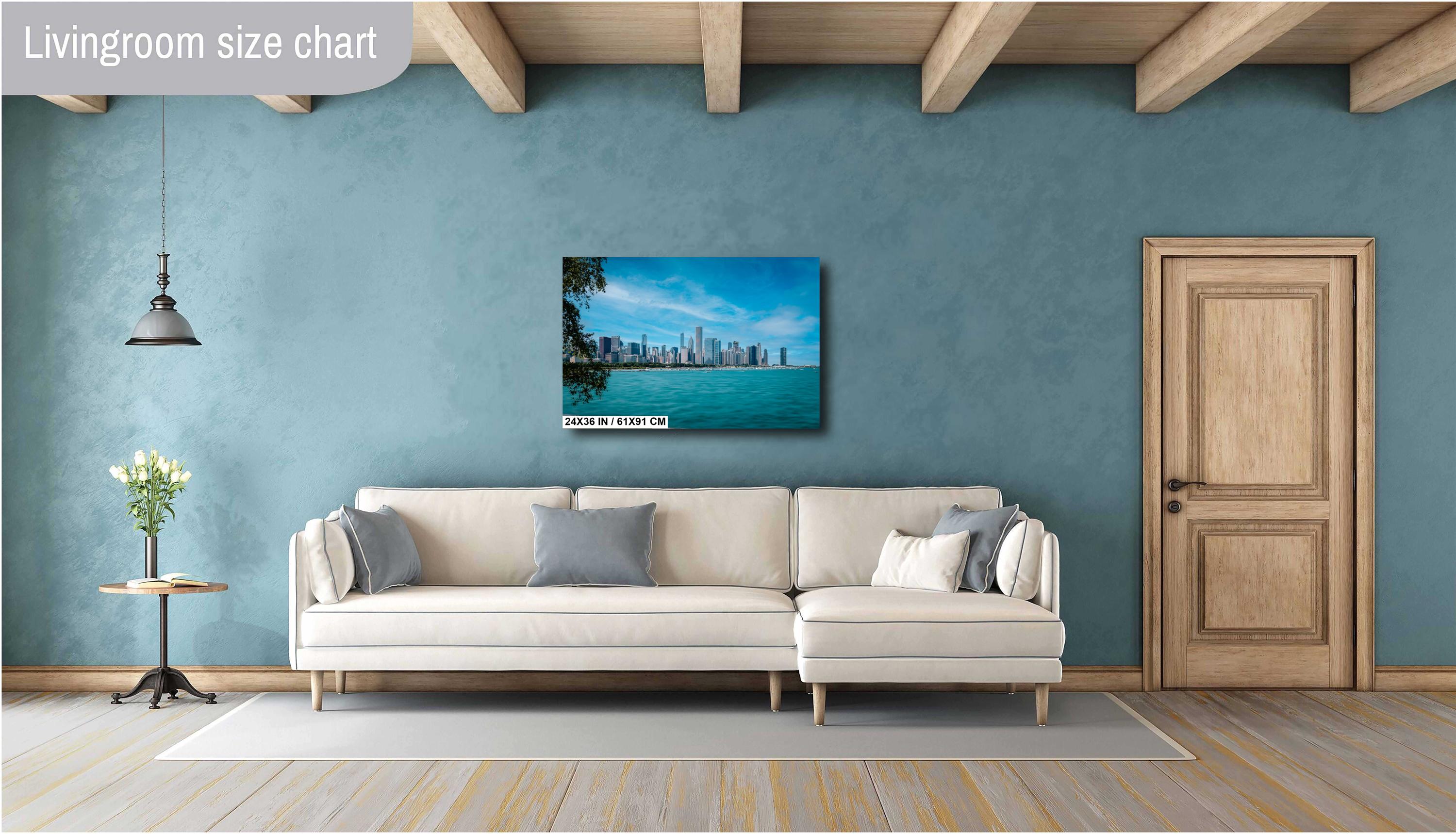 Chicago Skyline: Lake Michigan View, Modern Architecture Photography Wall Art