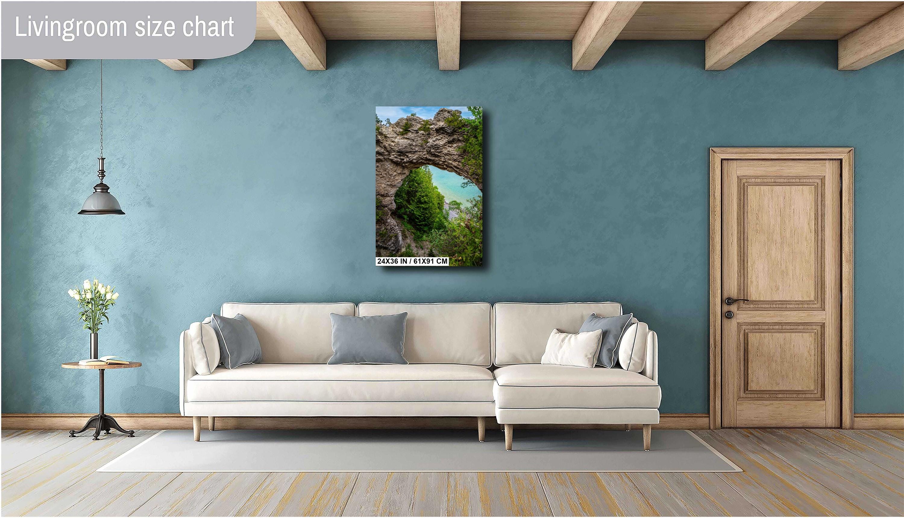 Mackinac Island Arch Rock Print: Michigan Geological Formation Wall Art