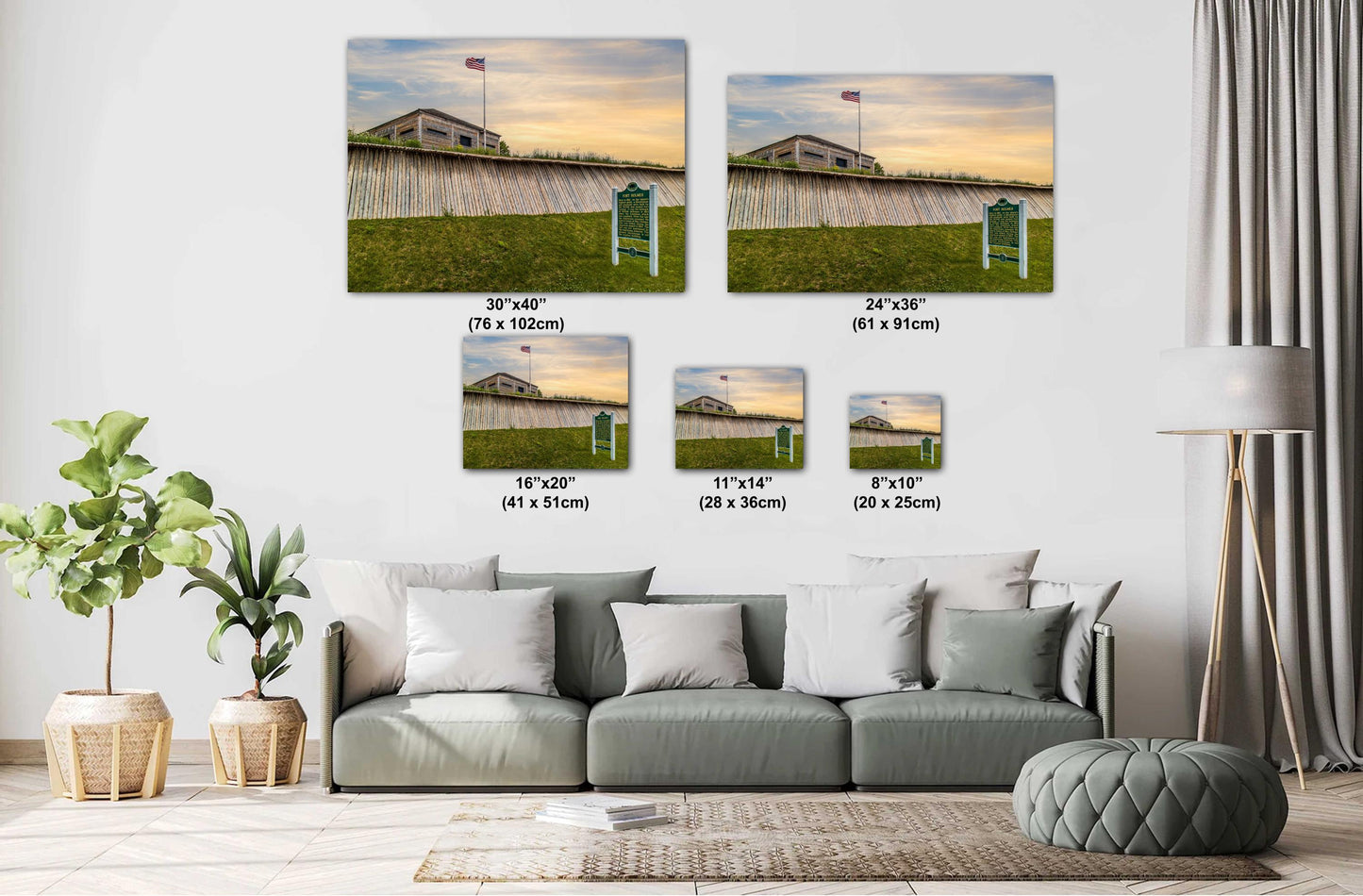 Fort Holmes Sign: Mackinac Island Historical Photography Wall Art