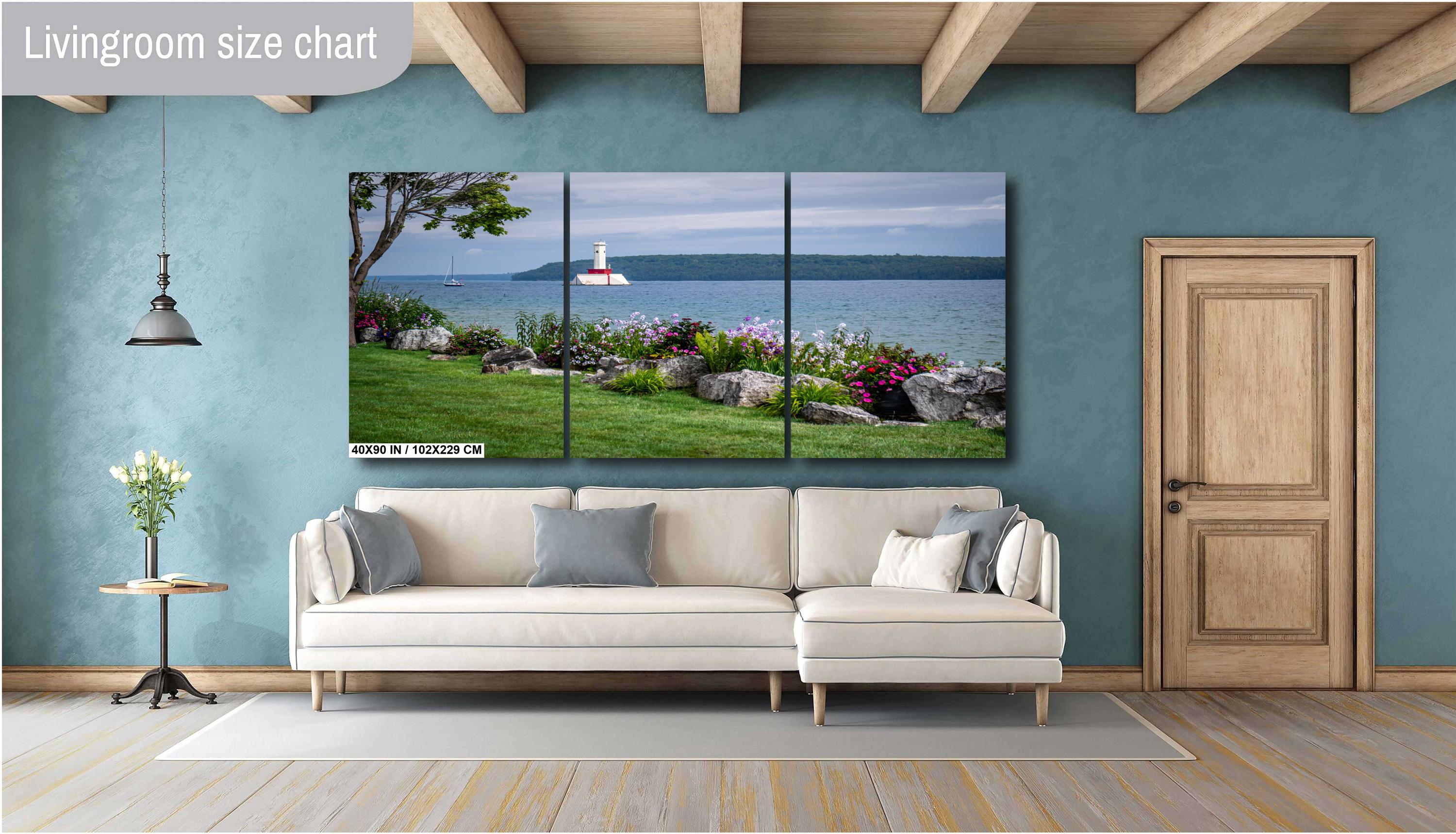 Mackinac Island: Round Light, Michigan Nautical Photography Wall Art