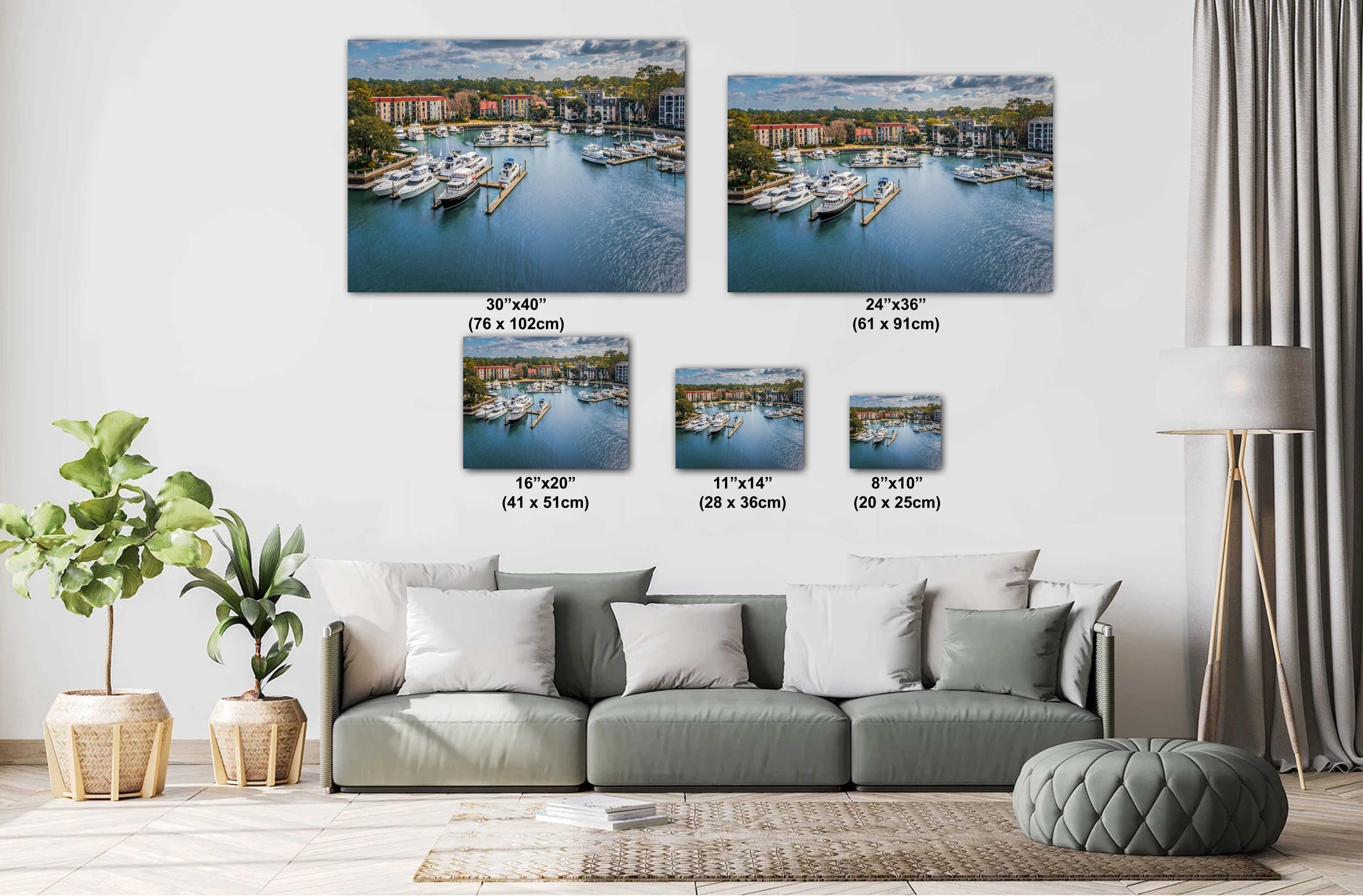 Harbour Town Wall Art - Hilton Head Photography Coastal Print Decor
