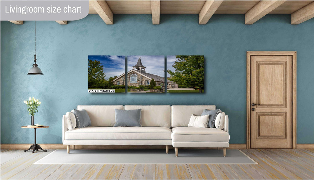 Mackinac Island Stone Church: Michigan Historic Photography Wall Art