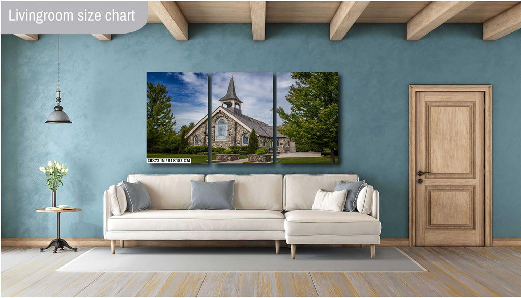 Mackinac Island Stone Church: Michigan Historic Photography Wall Art
