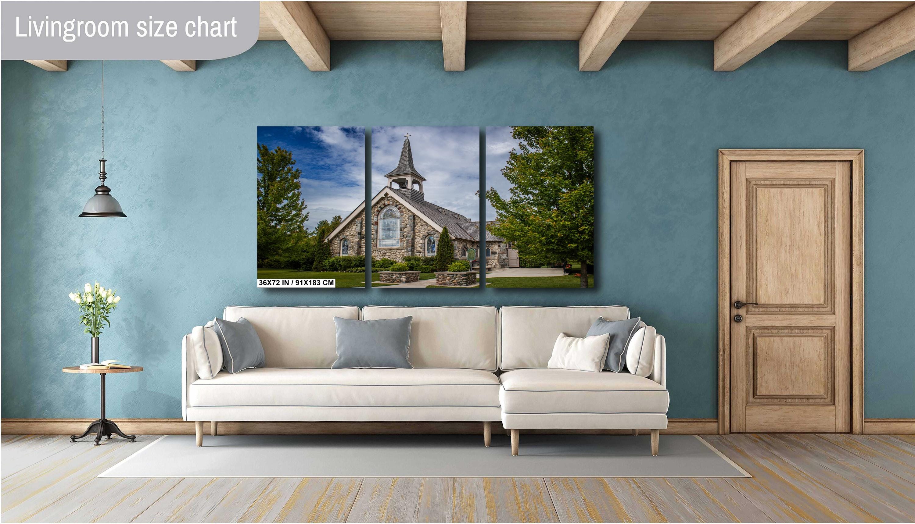 Mackinac Island Stone Church: Michigan Historic Photography Wall Art