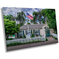 Mackinac Island Post Office: Michigan Historical Landmark Photography Wall Art