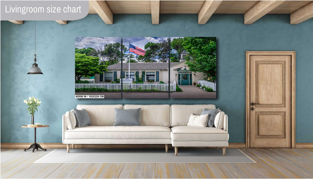 Mackinac Island Post Office: Michigan Historical Landmark Photography Wall Art