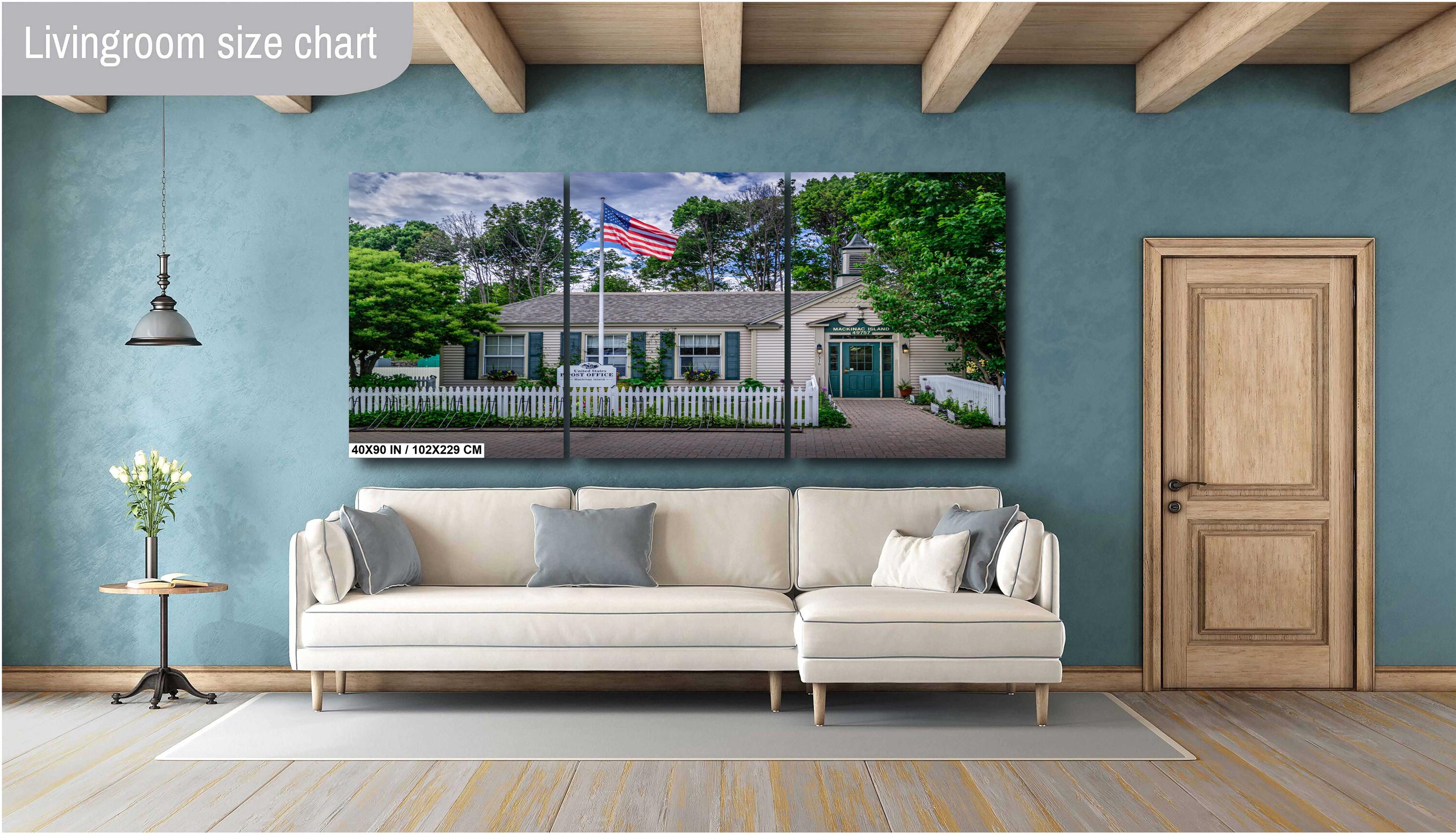 Mackinac Island Post Office: Michigan Historical Landmark Photography Wall Art