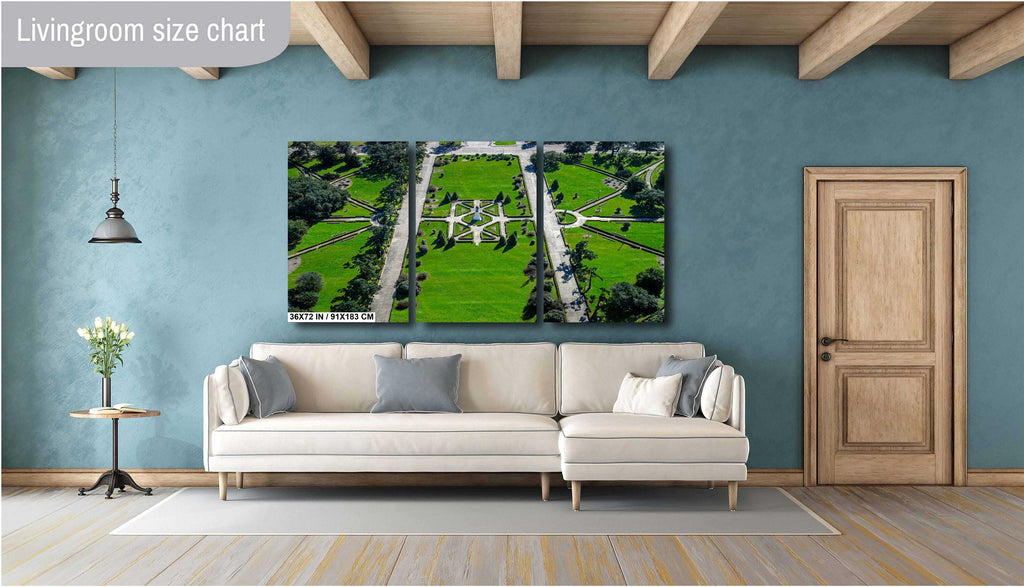 Baton Rouge Capitol Grounds: Observation Tower view from the Capitol Metal Acrylic Print Wall Art Downtown Louisiana Aluminum/Metal/Canvas
