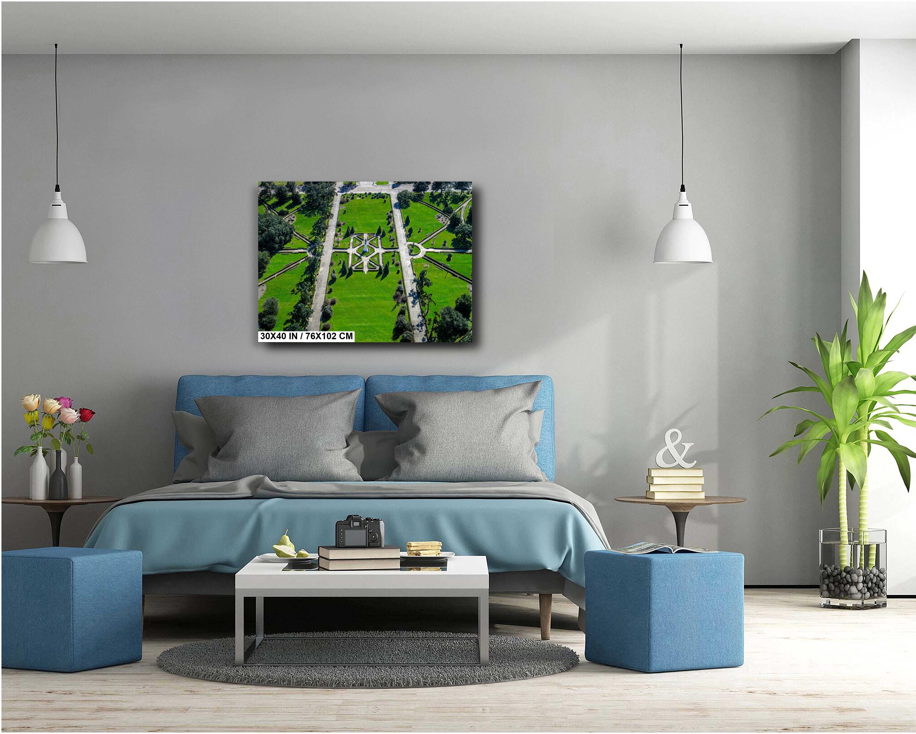 Baton Rouge Capitol Grounds: Observation Tower view from the Capitol Metal Acrylic Print Wall Art Downtown Louisiana Aluminum/Metal/Canvas