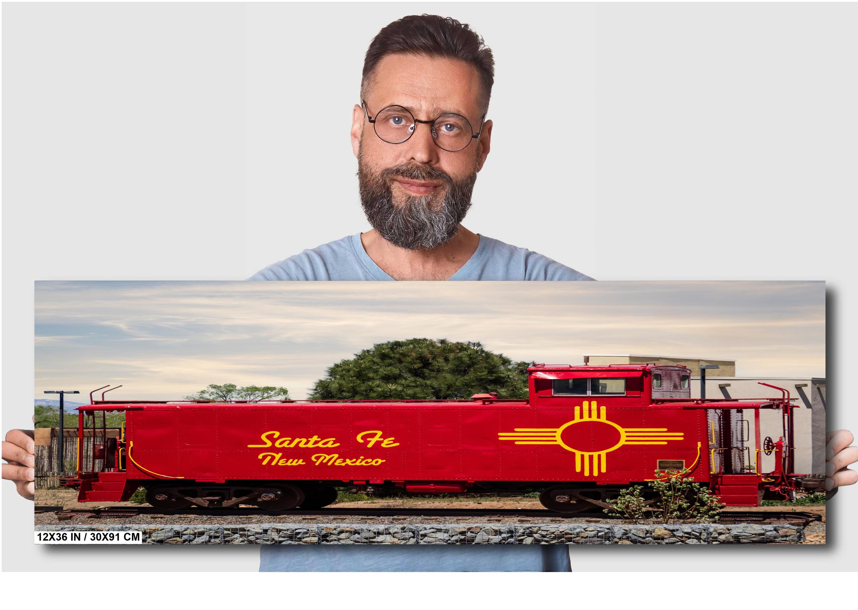 Santa Fe Southern Railway Caboose Print: New Mexico Historic Wall Art