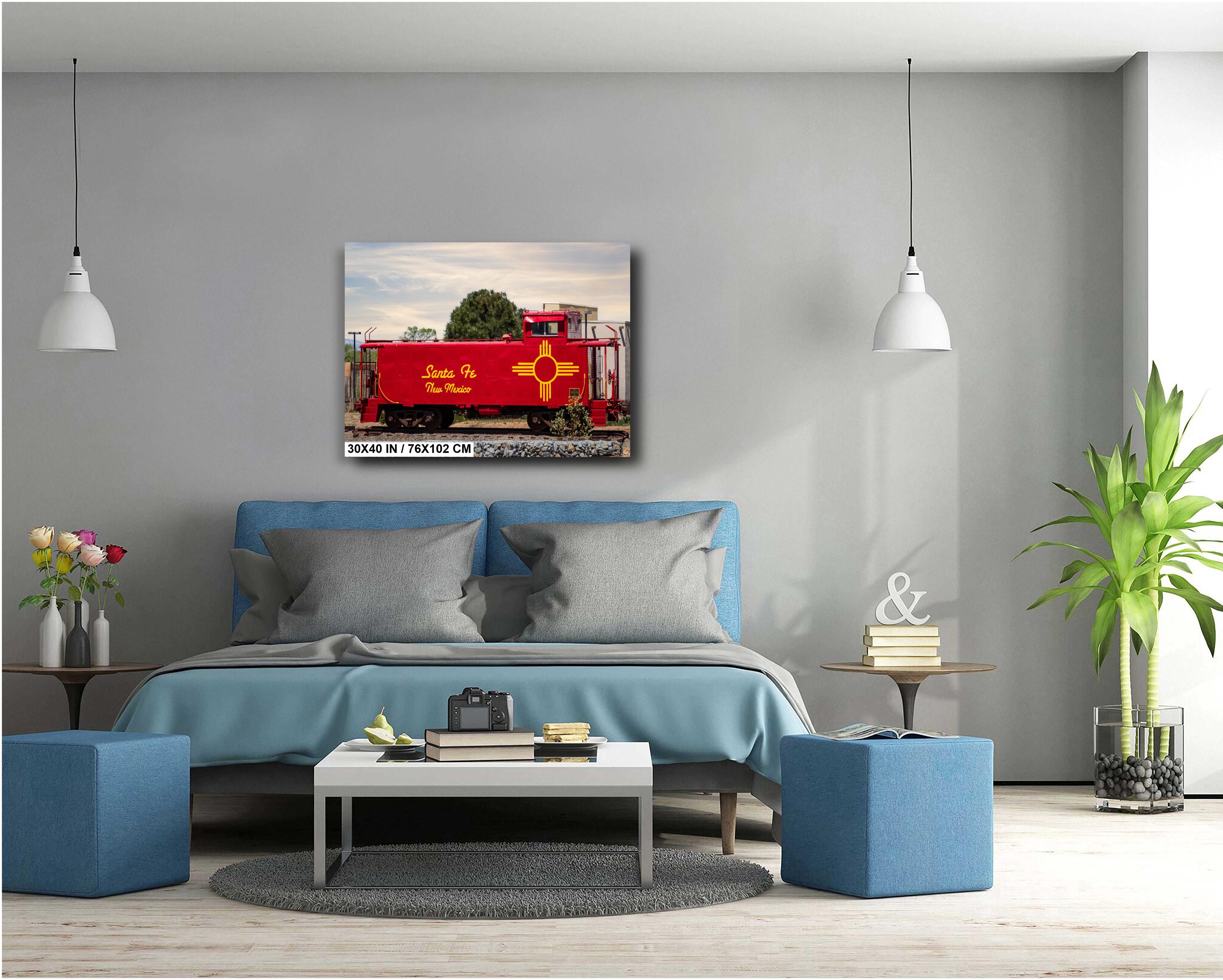 Santa Fe Southern Railway Caboose Print: New Mexico Historic Wall Art