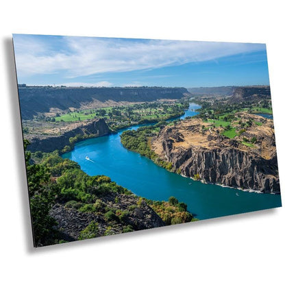 Snake River Canyon Print: Twin Falls Idaho Panoramic View
