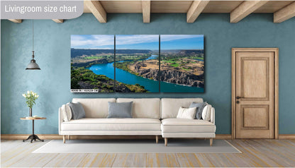 Snake River Canyon Print: Twin Falls Idaho Panoramic View