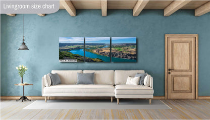 Snake River Canyon Print: Twin Falls Idaho Panoramic View