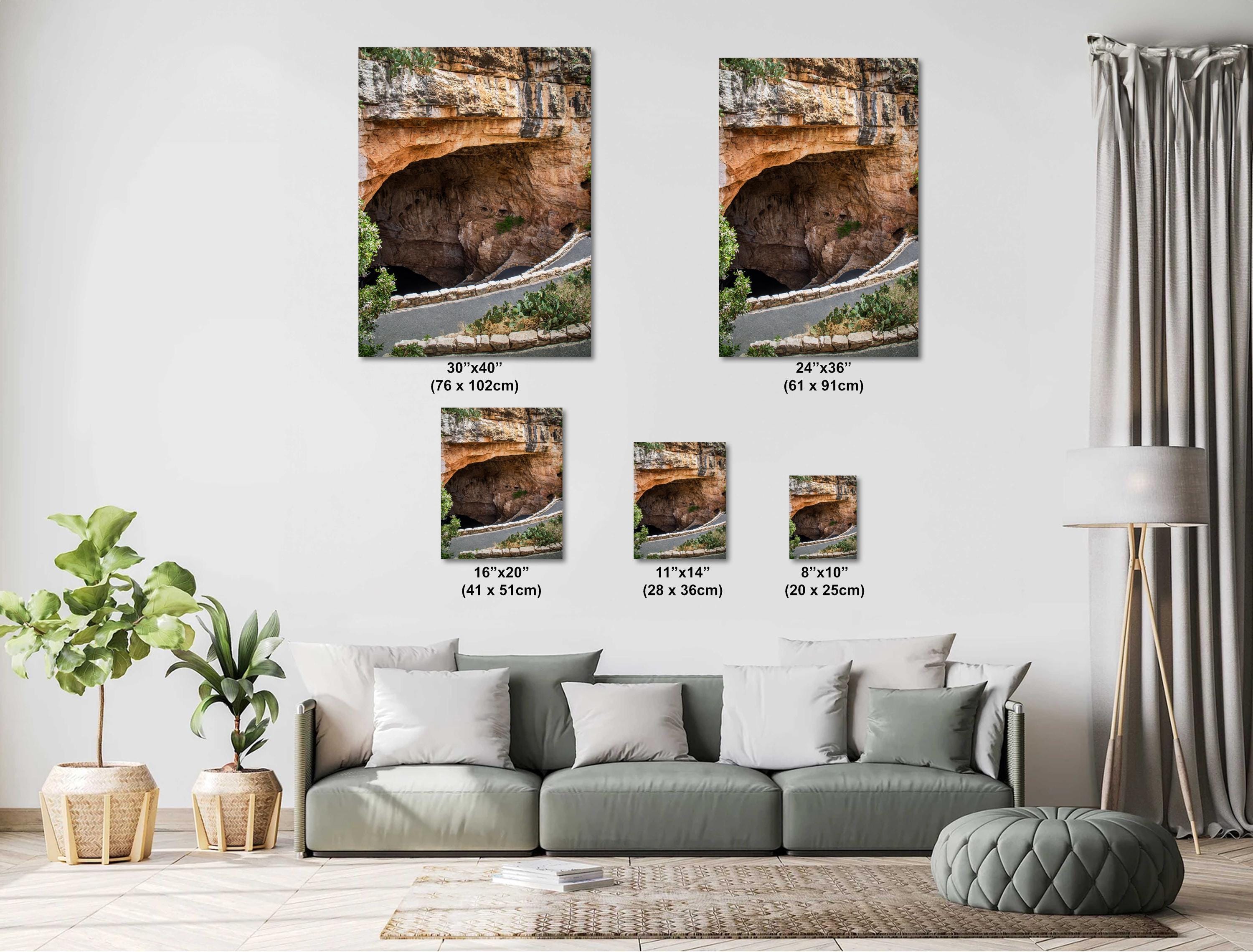 Carlsbad Caverns Entrance Print: New Mexico National Park Wall Art