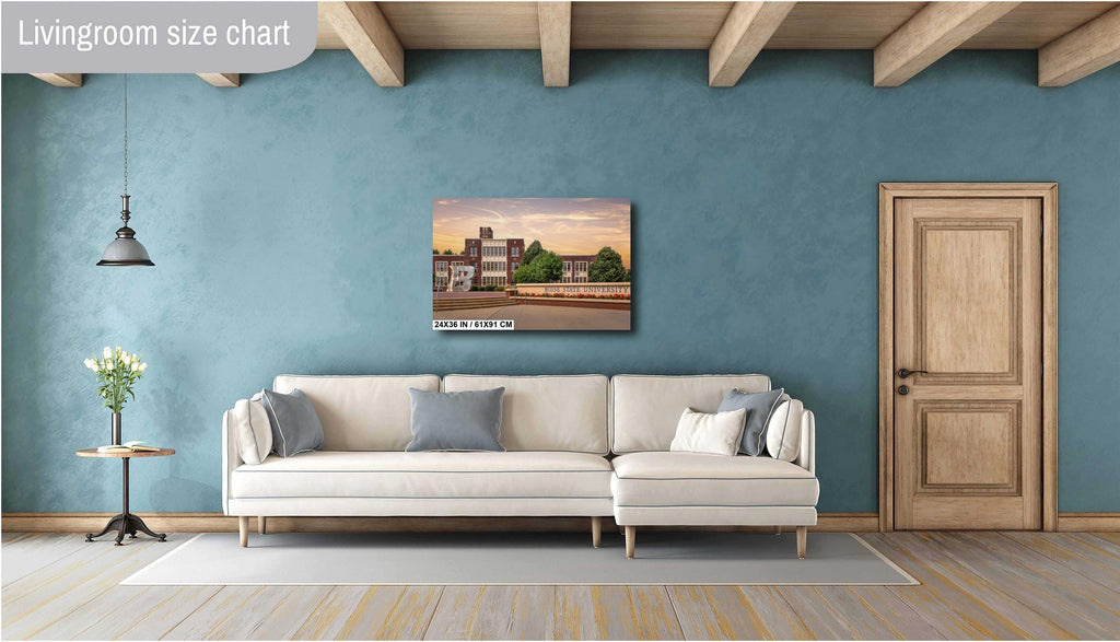Boise State University Print: Idaho Landmark Wall Art