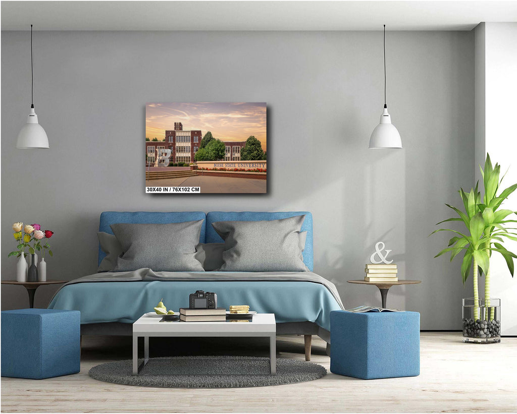 Boise State University Print: Idaho Landmark Wall Art
