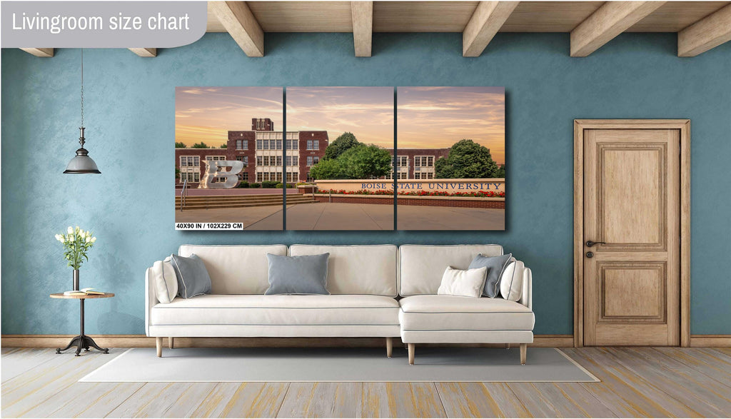 Boise State University Print: Idaho Landmark Wall Art