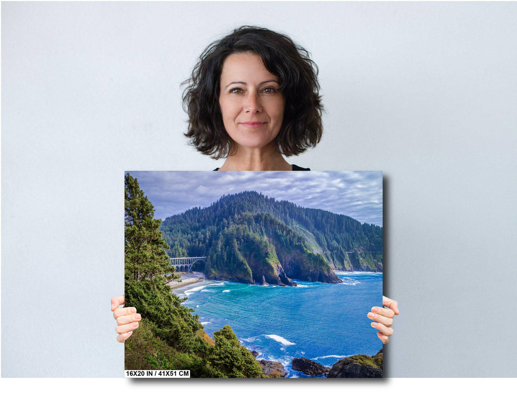 Oregon Coast Print: Cape Creek Bridge, Florence Oregon Seascape