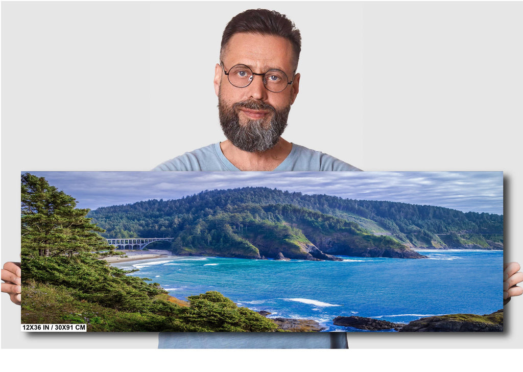 Oregon Coast Print: Cape Creek Bridge, Florence Oregon Seascape