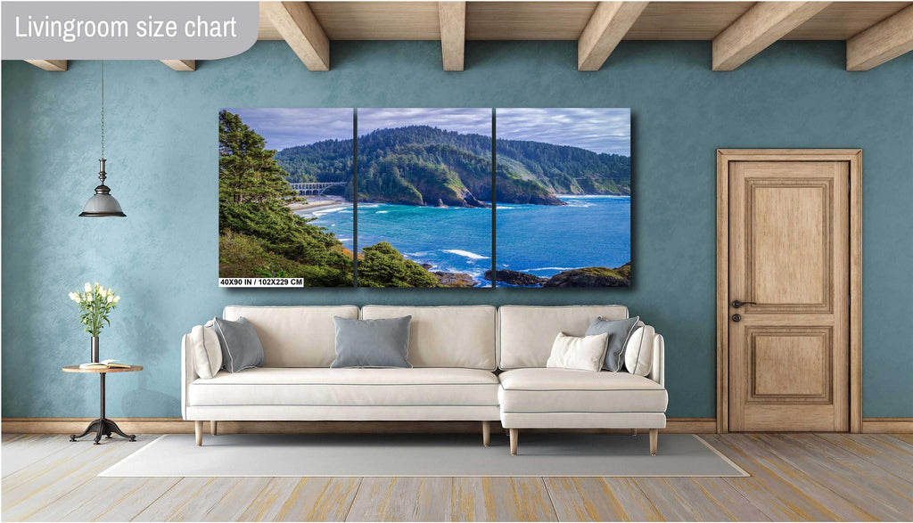 Oregon Coast Print: Cape Creek Bridge, Florence Oregon Seascape