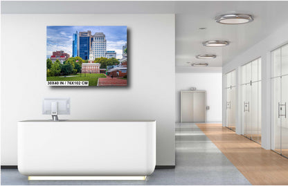 Philadelphia Skyline Print: Independence Hall, Urban Cityscape Wall Art