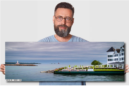 Mackinac Island Retreat: Print Wall Art Hotel Iroquois Mackinac Island Side View Michigan Photography Aluminum/Acrylic/Metal/Canvas