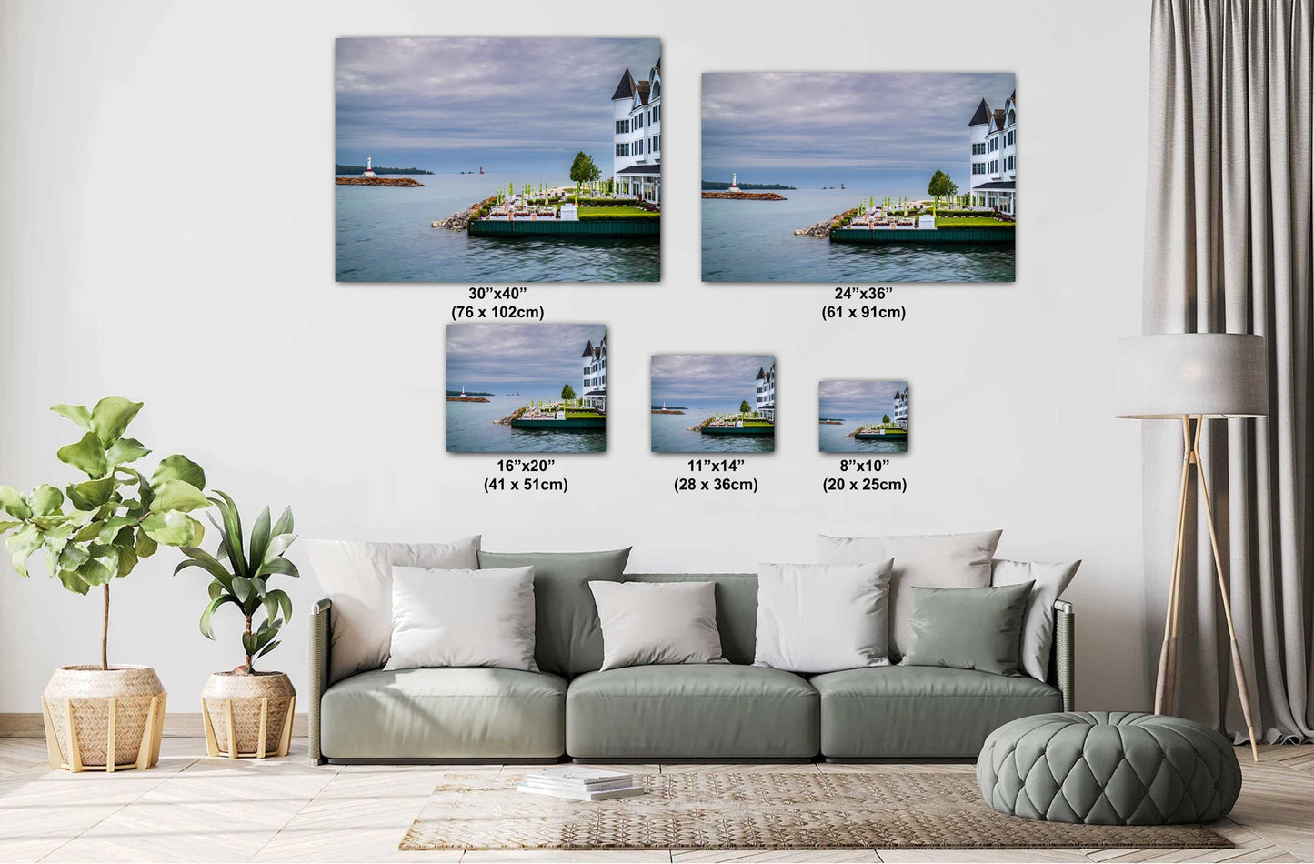 Mackinac Island Retreat: Print Wall Art Hotel Iroquois Mackinac Island Side View Michigan Photography Aluminum/Acrylic/Metal/Canvas