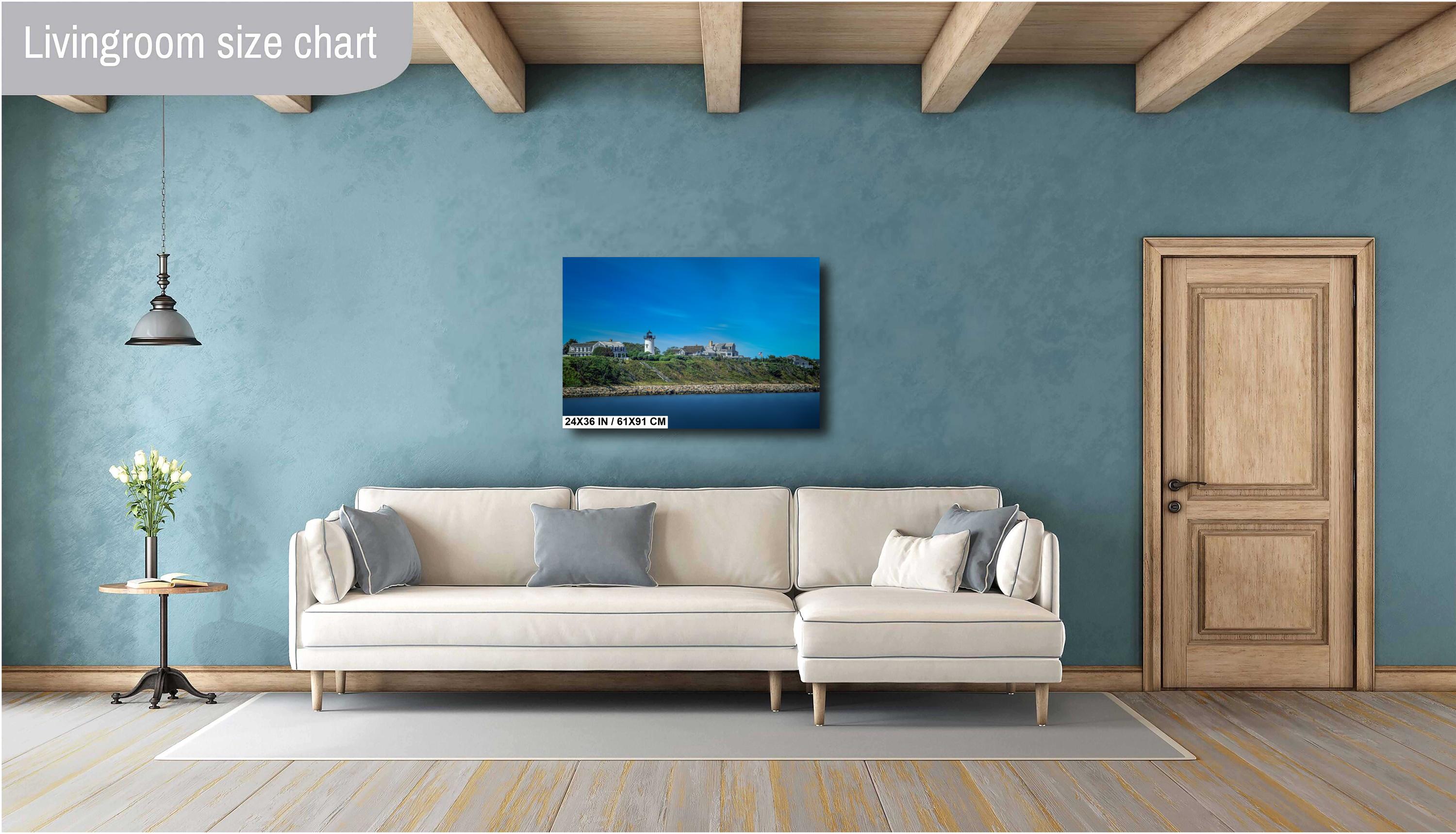 Cape Cod Lighthouse Print - Nautical Wall Art | Highland Light Artwork Coastal Decor