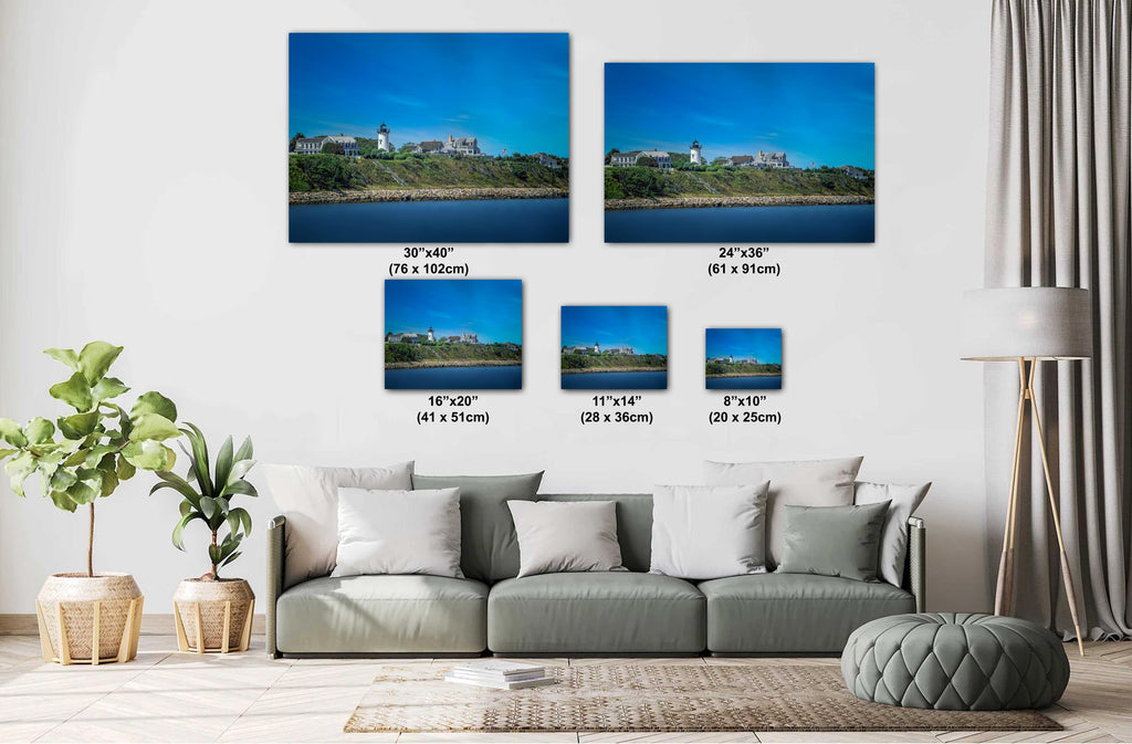 Cape Cod Lighthouse Print - Nautical Wall Art | Highland Light Artwork Coastal Decor