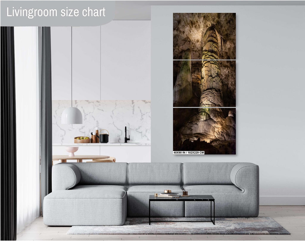 Carlsbad Caverns Print: New Mexico Cave Formations Wall Art
