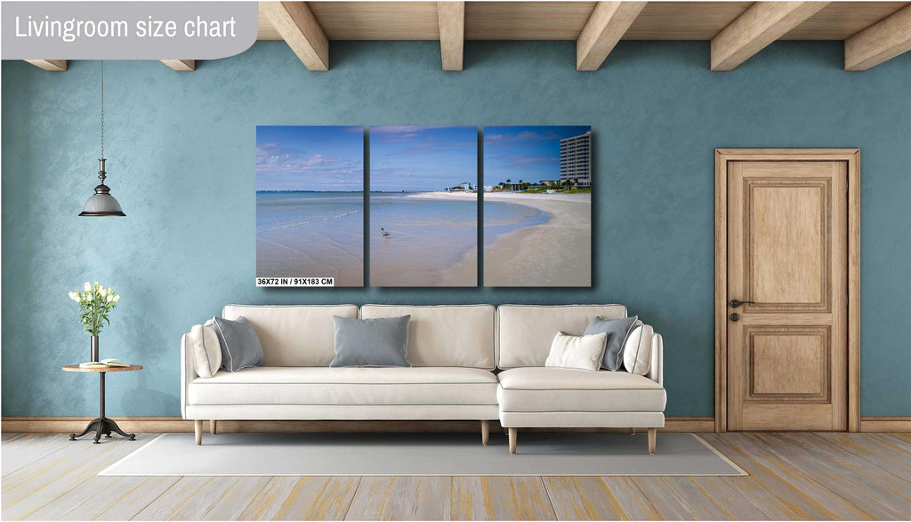 Fort Myers Beach Before The Storm: Print Florida DiamondHead Beach Resort in Fort Myers, Florida Seascape Wall Art Aluminum/Metal/Canvas