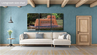 Bandelier National Monument Sign Print: Los Alamos, New Mexico Wall Art