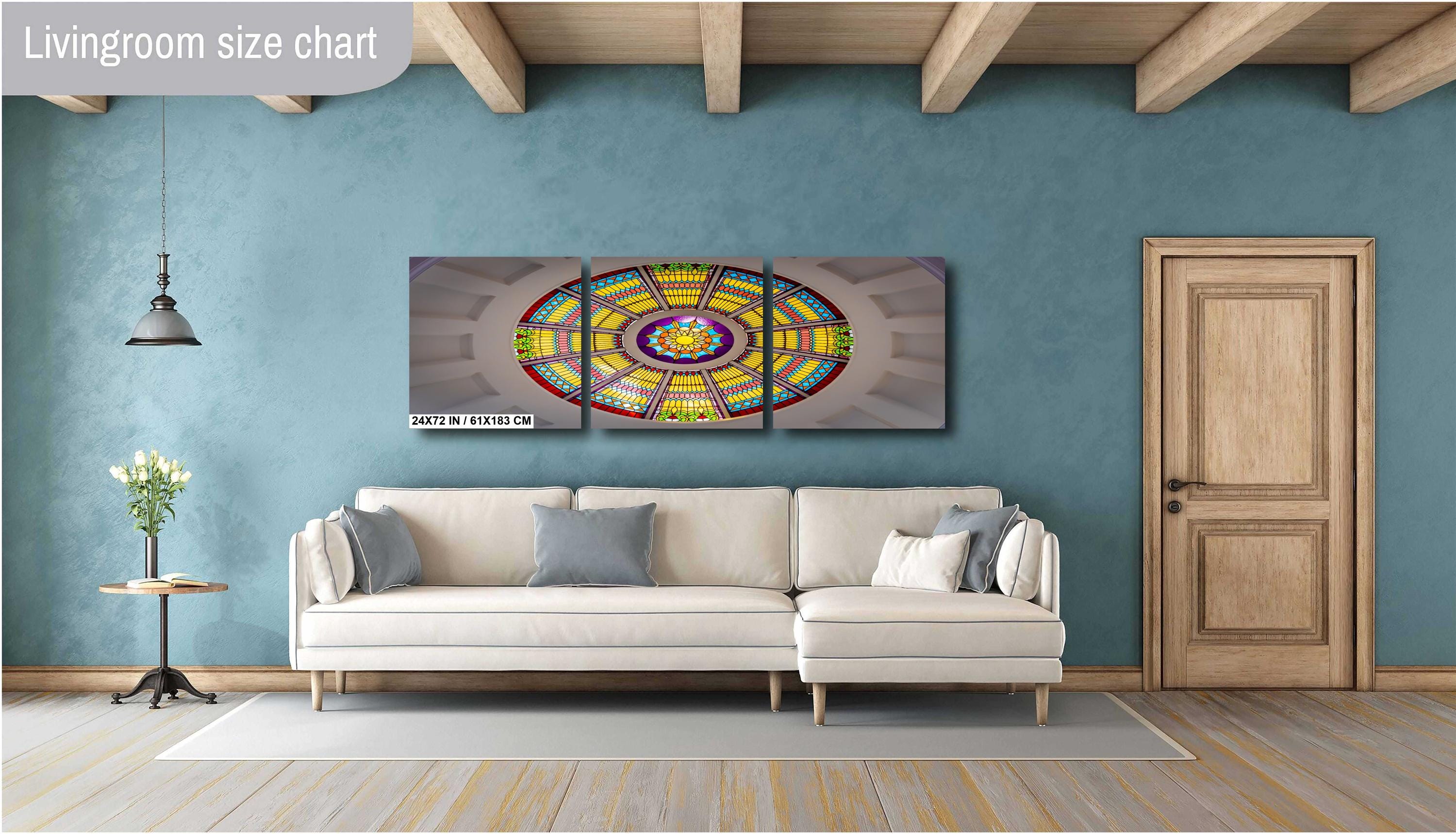 Old Florida Capitol Dome: Print Wall Art Inside Looking Up Shot Historic Dome Interior Tallahassee Metal/Acrylic/Aluminum/Canvas Home Decor