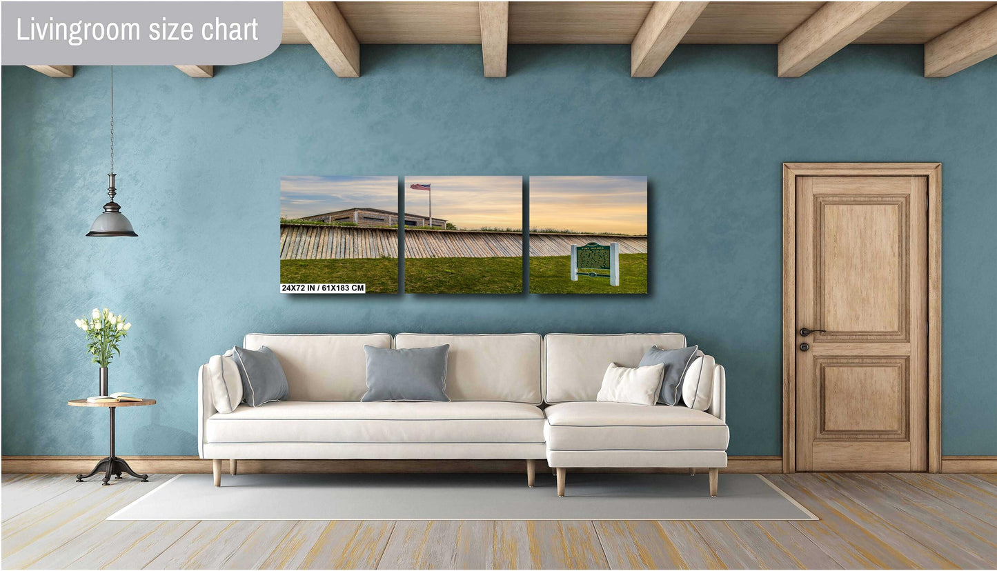 Fort Holmes Sign: Mackinac Island Historical Photography Wall Art