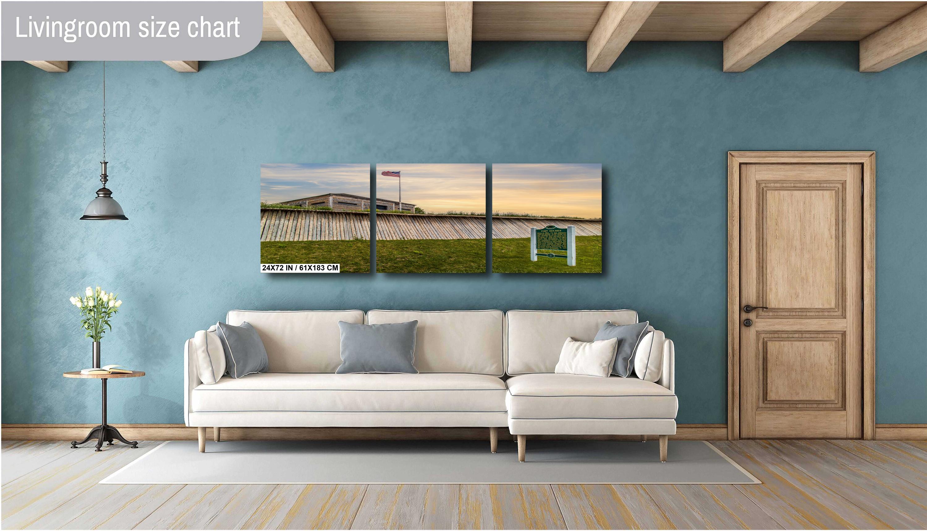 Fort Holmes Sign: Mackinac Island Historical Photography Wall Art