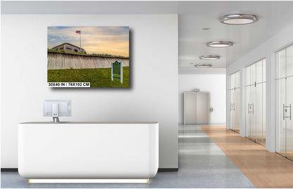 Fort Holmes Sign: Mackinac Island Historical Photography Wall Art