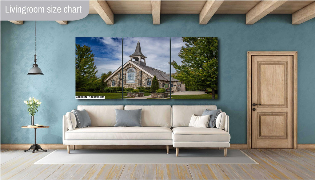 Mackinac Island Stone Church: Michigan Historic Photography Wall Art