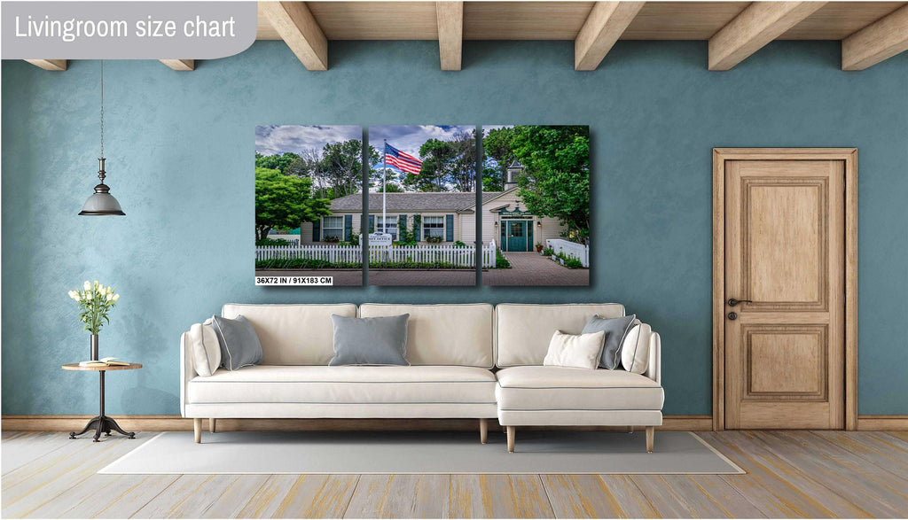 Mackinac Island Post Office: Michigan Historical Landmark Photography Wall Art