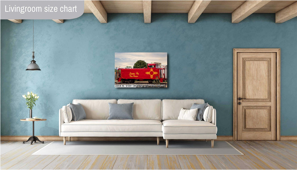 Santa Fe Southern Railway Caboose Print: New Mexico Historic Wall Art