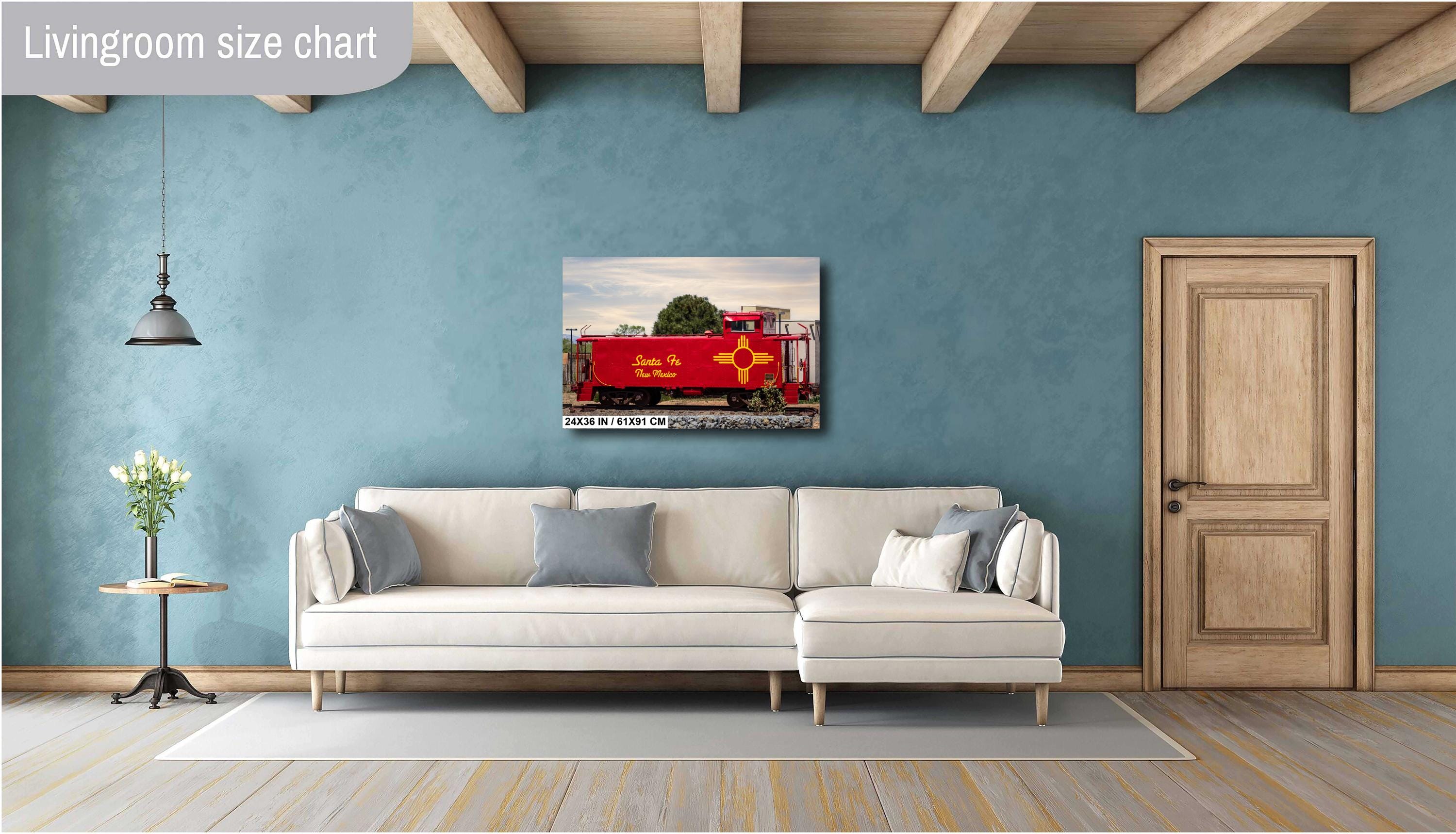 Santa Fe Southern Railway Caboose Print: New Mexico Historic Wall Art