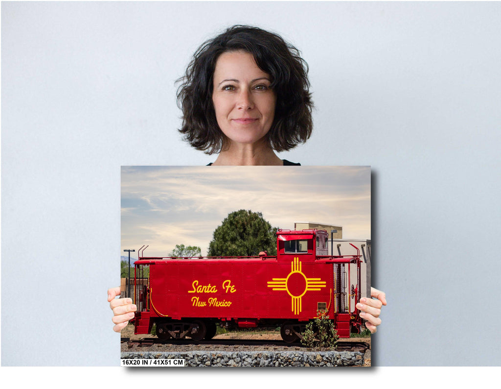 Santa Fe Southern Railway Caboose Print: New Mexico Historic Wall Art