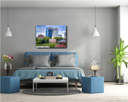 Philadelphia Skyline Print: Independence Hall, Urban Cityscape Wall Art