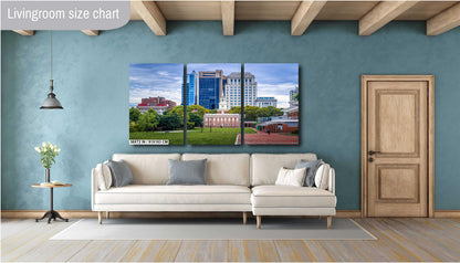 Philadelphia Skyline Print: Independence Hall, Urban Cityscape Wall Art