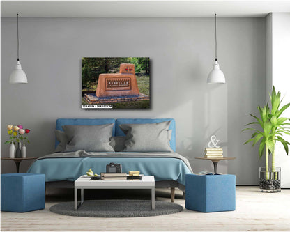 Bandelier National Monument Sign Print: Los Alamos, New Mexico Wall Art