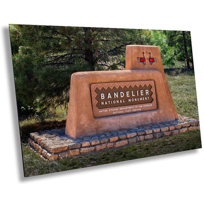 Bandelier National Monument Sign Print: Los Alamos, New Mexico Wall Art