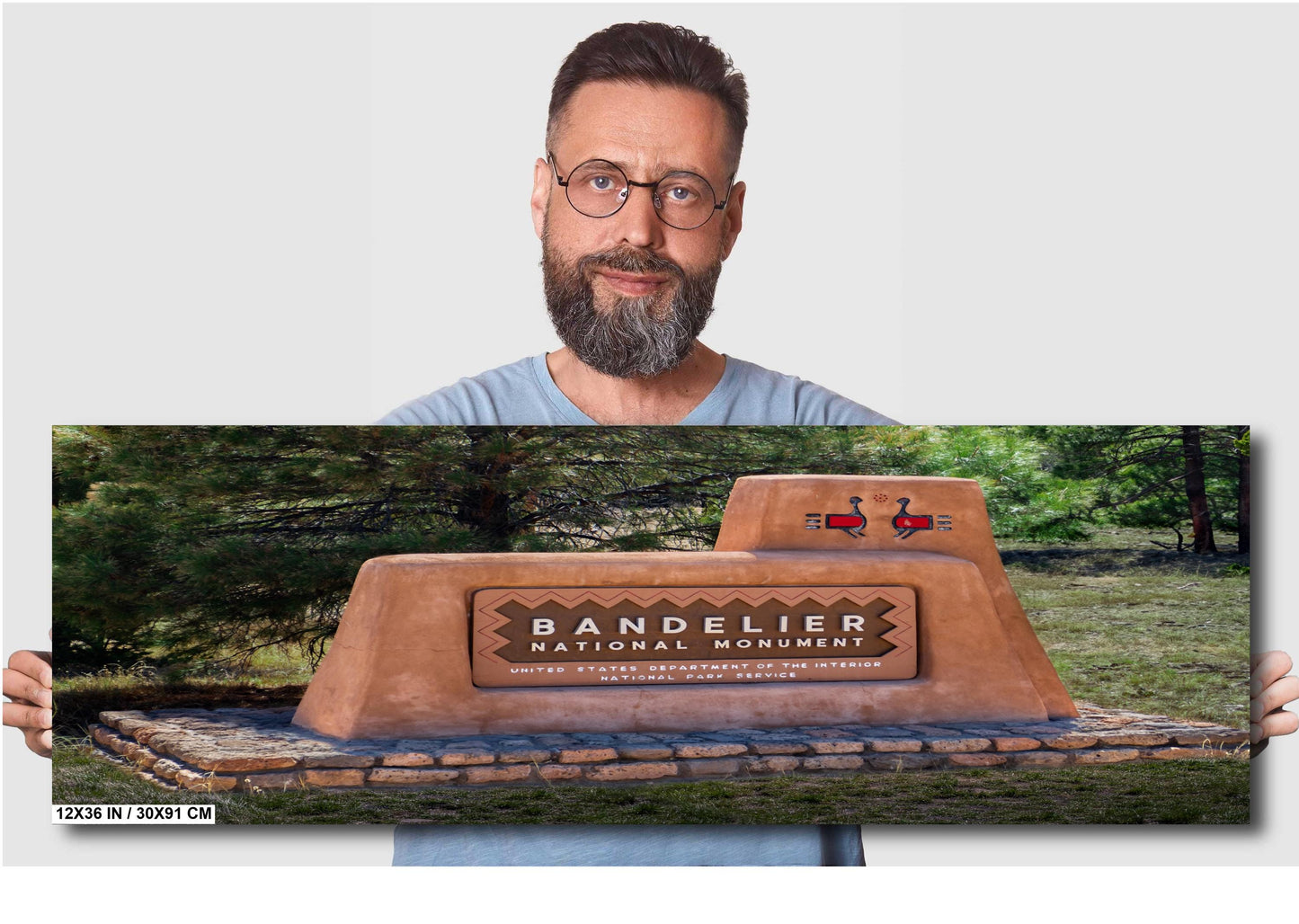 Bandelier National Monument Sign Print: Los Alamos, New Mexico Wall Art